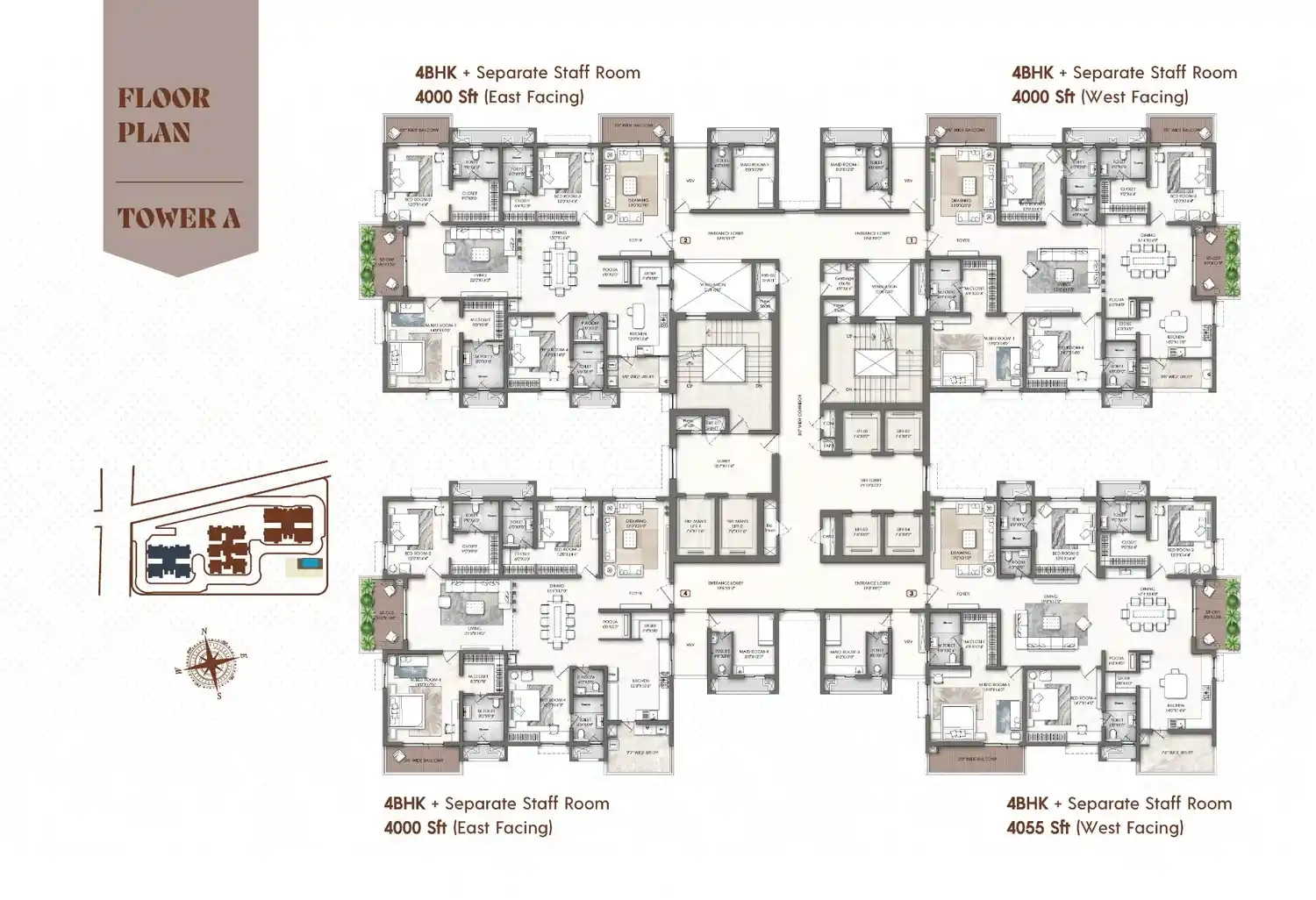 Navanaami Ramanayakanahalli 3 BHK floor plan